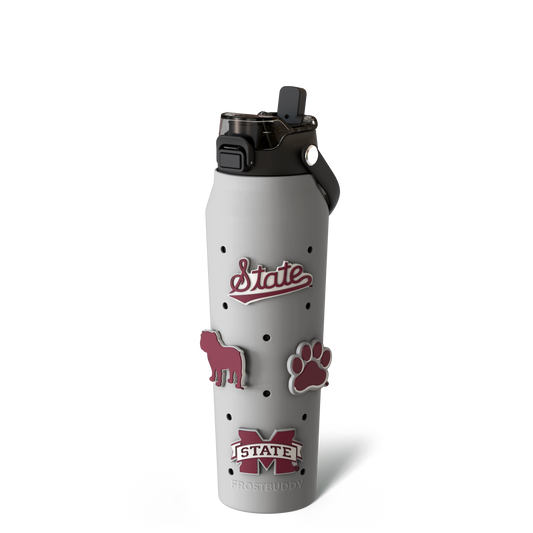 Bottle Buddy 32oz | Mississippi State Bulldogs | Skin + Budz Bundle