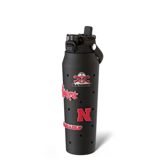 Bottle Buddy 32oz | Nebraska Cornhuskers | Skin + Budz Bundle